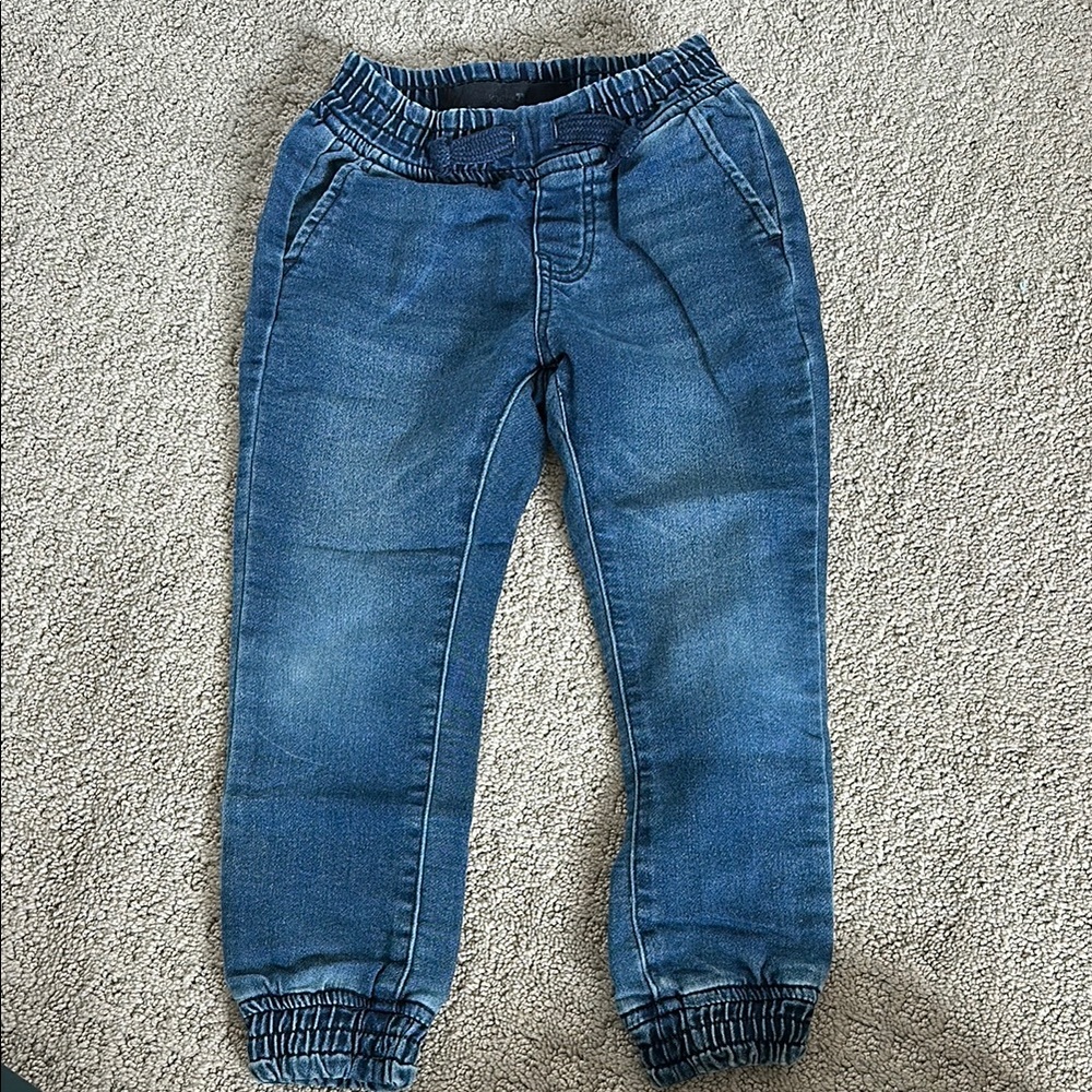Children's Blue Denim Joggers